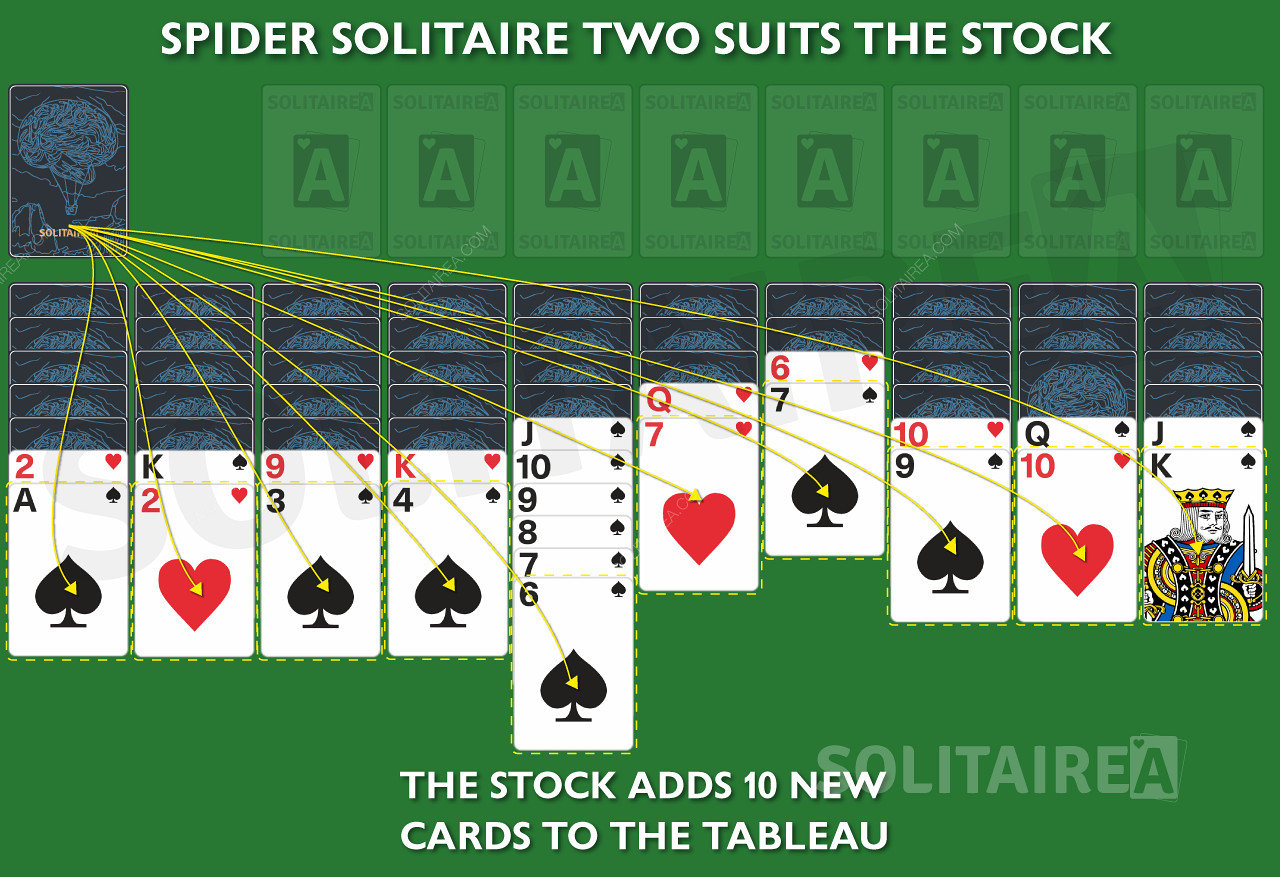 Spider Solitaire 2 Suits - lager