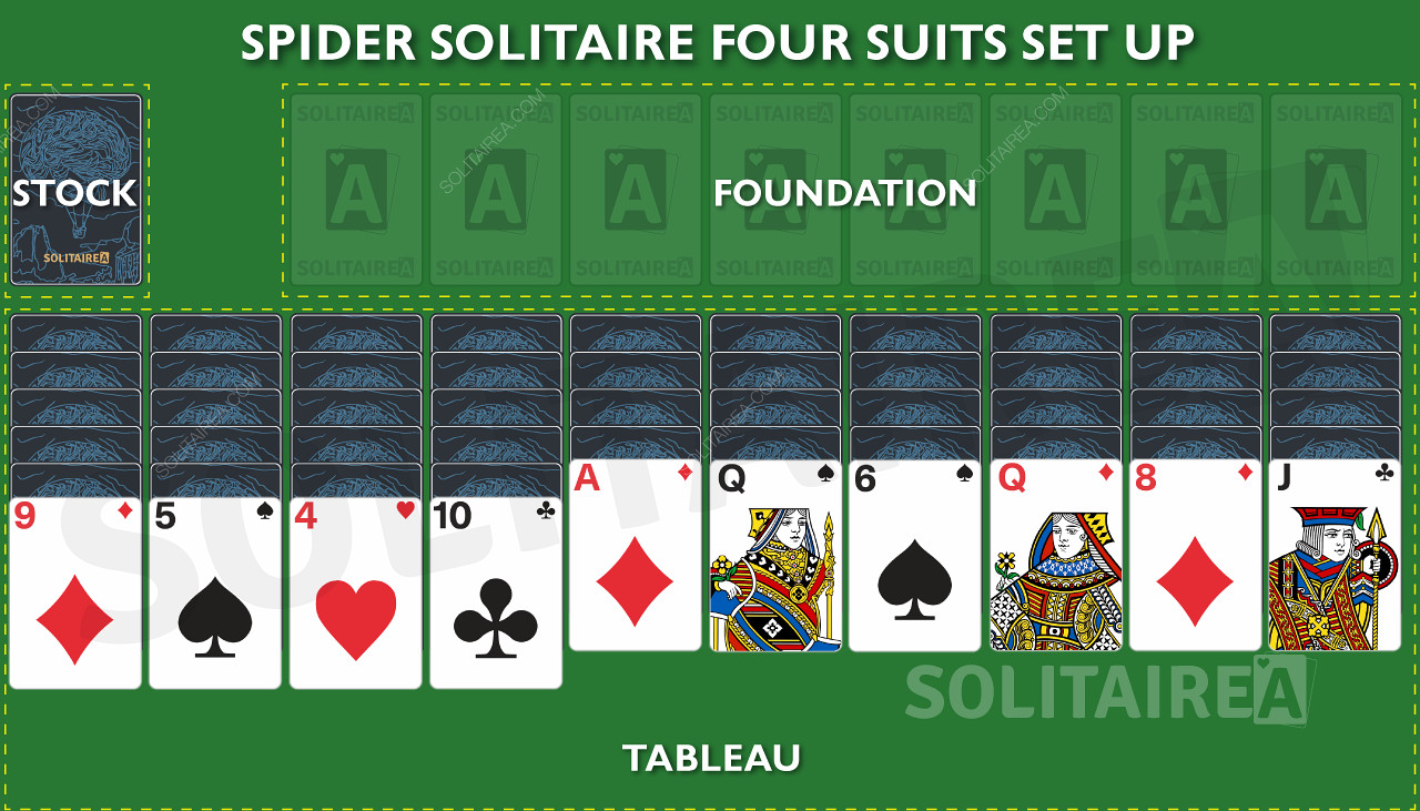 247 4 suit spider solitaire